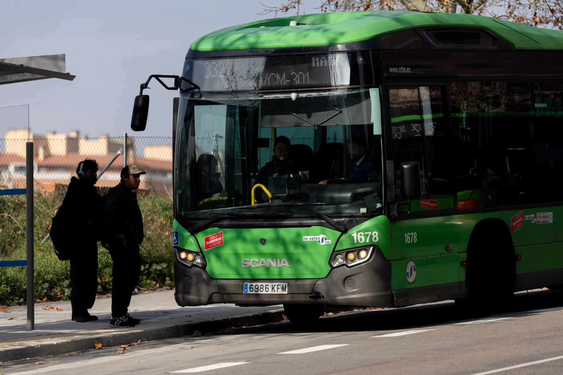 Un autobús en la estación de Méndez Álvaro, a 17 de febrero de 2025. Fuente: Agencias