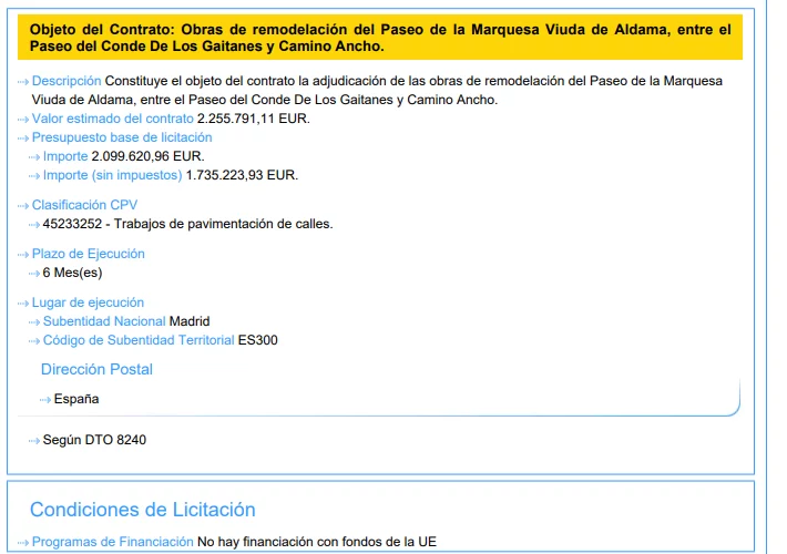 El motivo por el que el Ayuntamiento bloqueará una de las calles de La Moraleja
