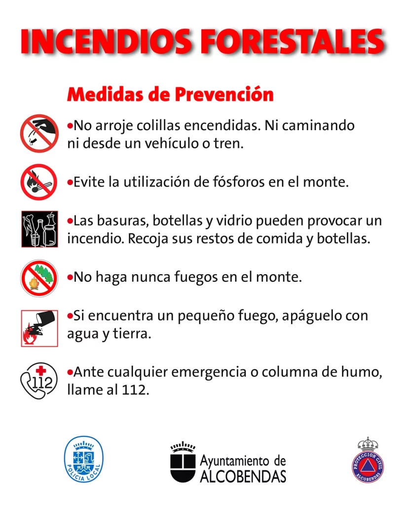 Los vecinos acusan al Ayuntamiento de Alcobendas de 'vender humo' en la prevención de incendios