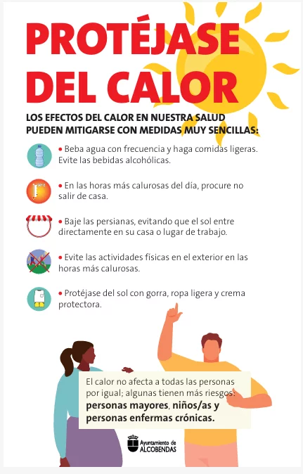 Estas son las medidas de Alcobendas para los trabajadores al aire libre frente a las olas de calor 1 Consejos calor