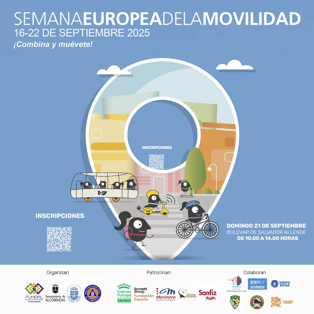 Descubre la transformación del Bulevar de Salvador Allende: sostenibilidad y diversión familiar 1 Dia de la Movilidad 2025 banner