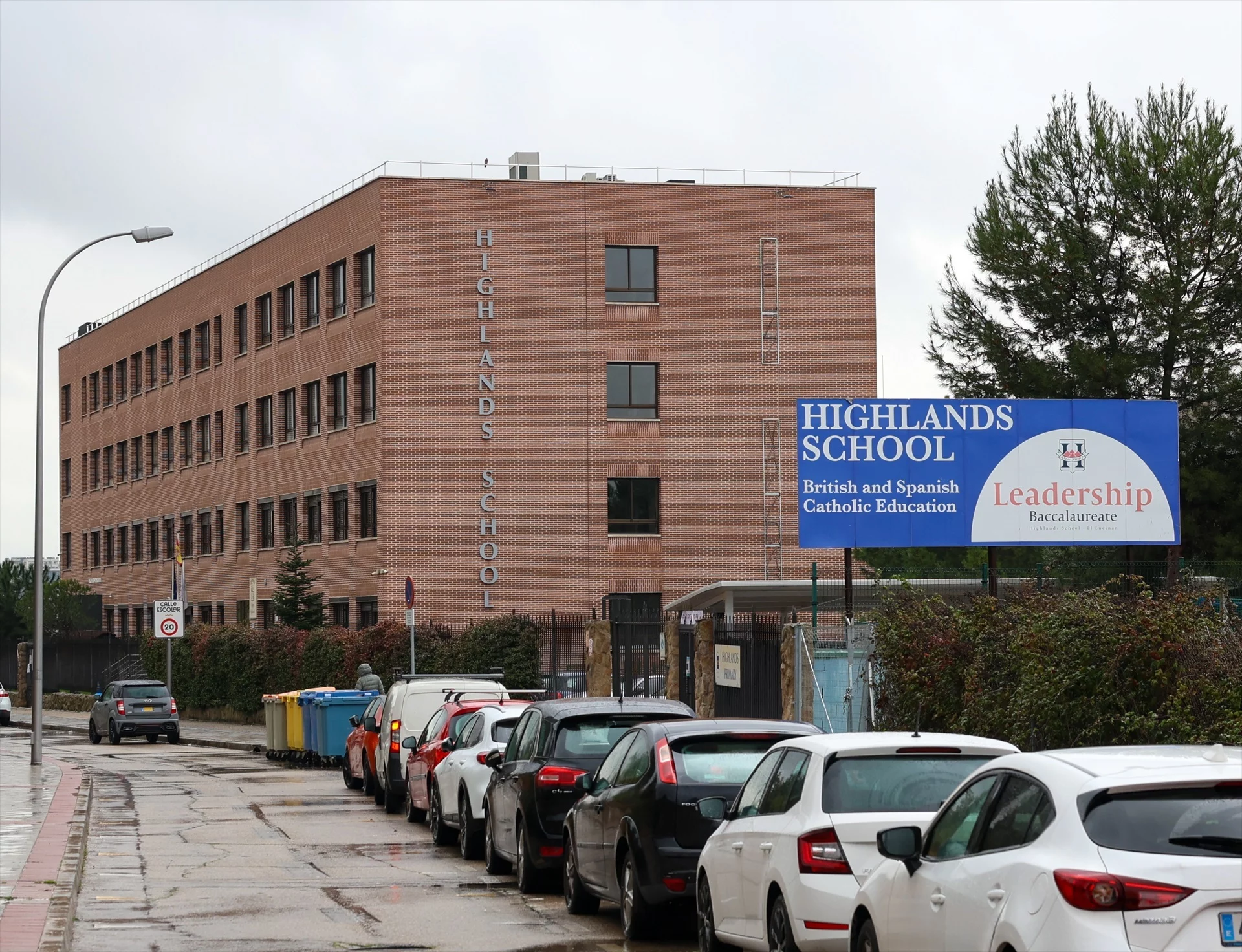 Fachada Exterior del Colegio de La Moraleja: Highland El Encinar, a 11 de marzo de 2025, en Madrid (Fuente: E.P)