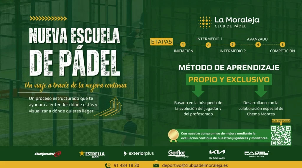 La Moraleja Club Pádel arranca una nueva temporada llena de novedades 2 Nueva Escuela de Padel
