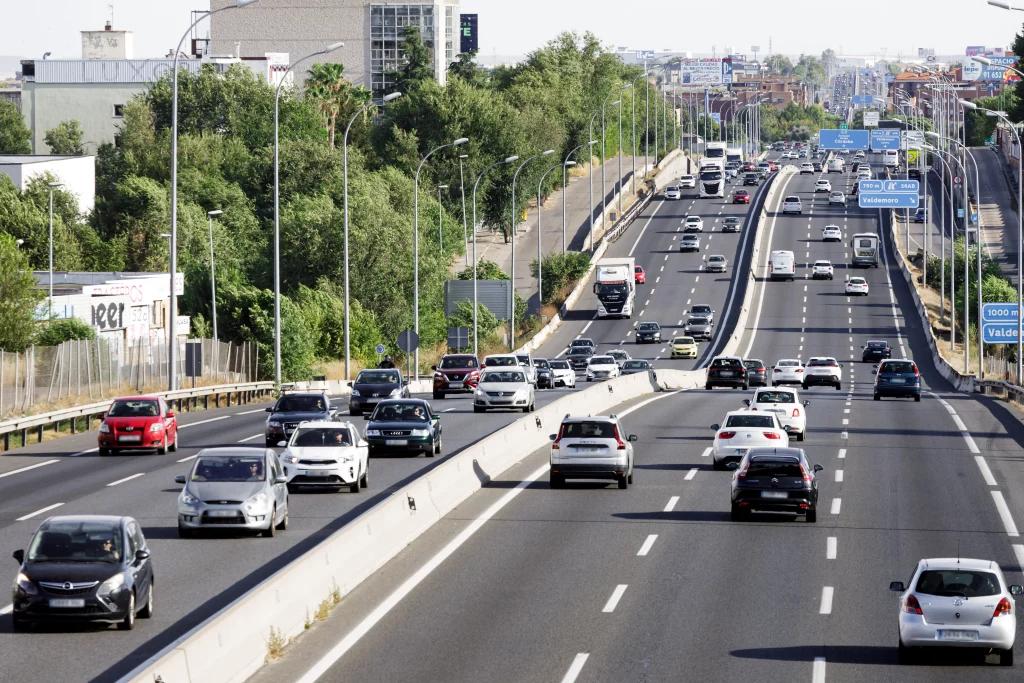 Vehículos en la carretera A-4 durante la operación retorno del verano, a 31 de agosto de 2025, en Madrid (España).  Fuente: Agencias