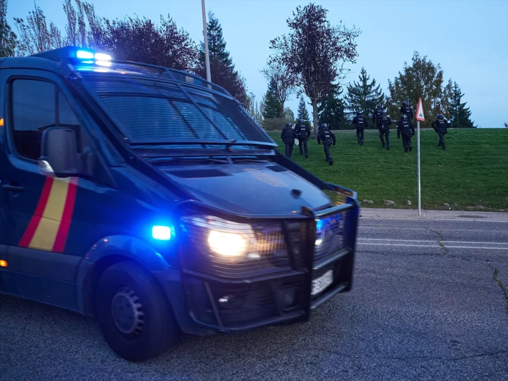 Agentes de las Unidades de Intervención Policial (Fuente: Agencias)