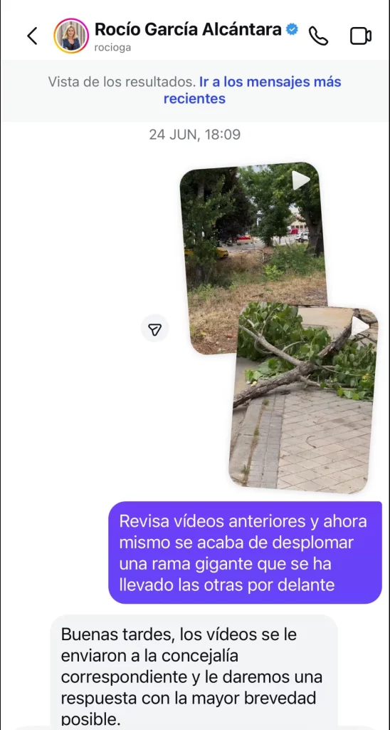 Rocío García Alcántara ignora las quejas de los vecinos en el 'WhatsApp Vecinal' 1 IMG 7692 e1764861374978