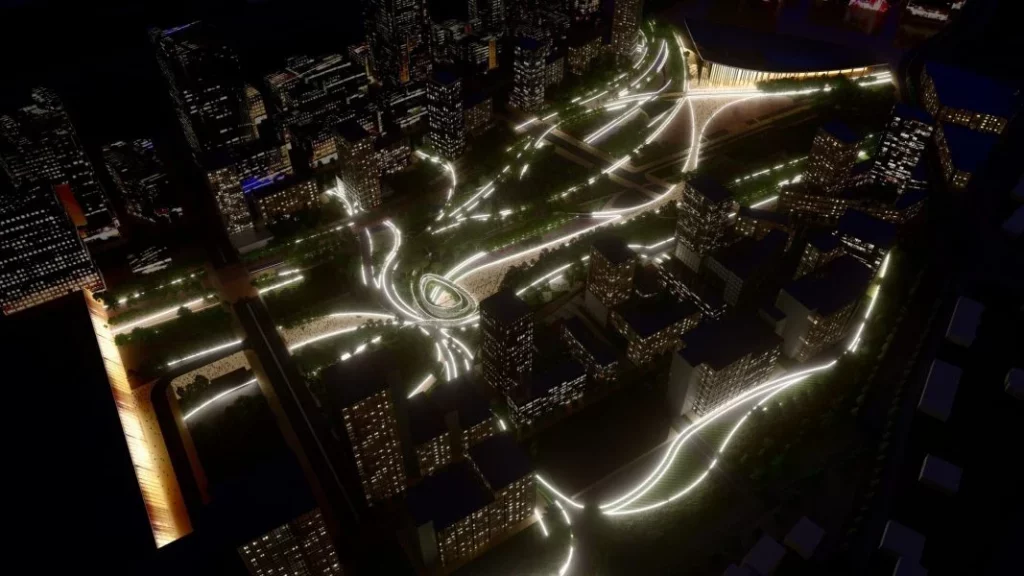 W8 Parque Central MNN Vista nocturna 2 scaled 1