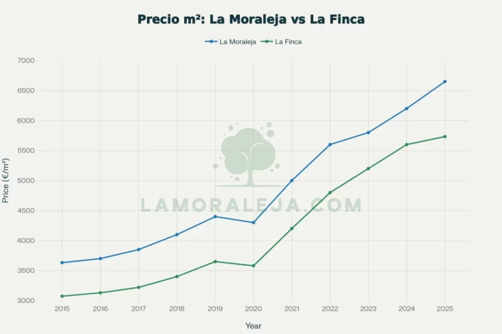 la finca la moraleja precios