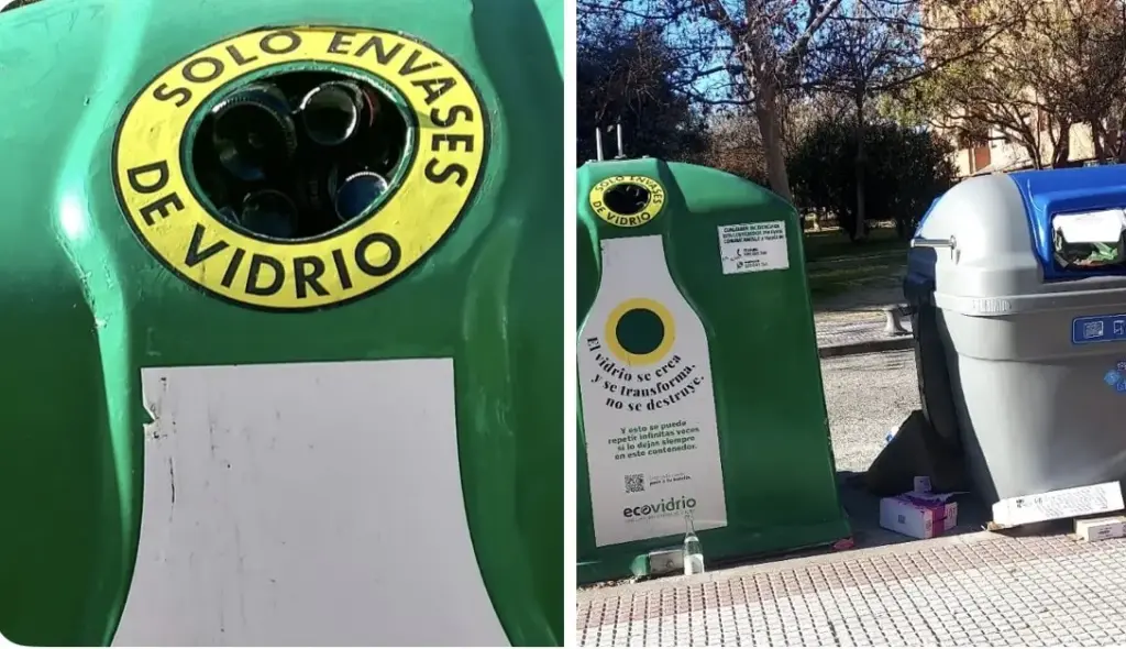 Los contenedores se desbordan en Alcobendas por el fracaso en la iniciativa del reciclaje 2 Contenedores Alcobendas llenos