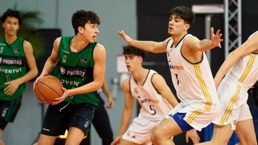 Este es el impacto que tendrá la celebración de la MADCUP 2026 de baloncesto en Alcobendas 2 Joventut contra Real Madrid en una edición anterior de la MADCUP (Fuente: MADCUP)