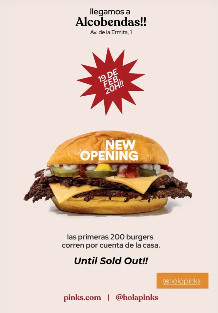 Pink's apuesta por Alcobendas y regala 200 hamburguesas a sus nuevos vecinos 1 IMG 0515 e1771429785405