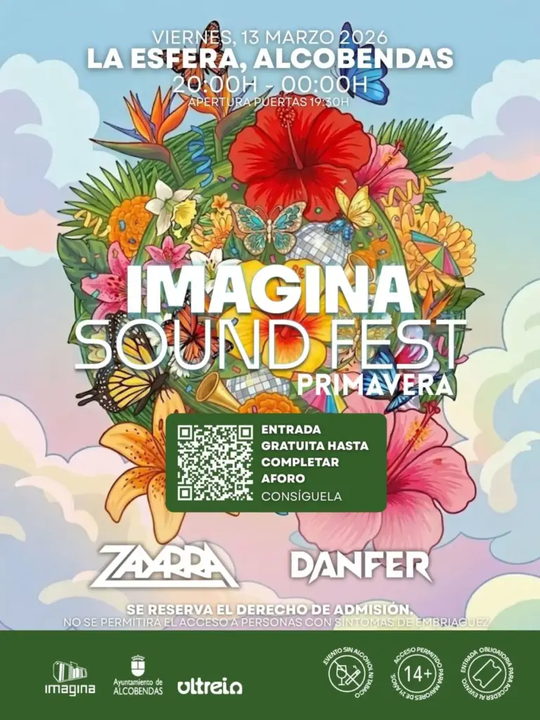 Imagina Sound Fest regresa a Alcobendas con música electrónica y entrada gratuita 1 Festival Primavera Alcobendas 1
