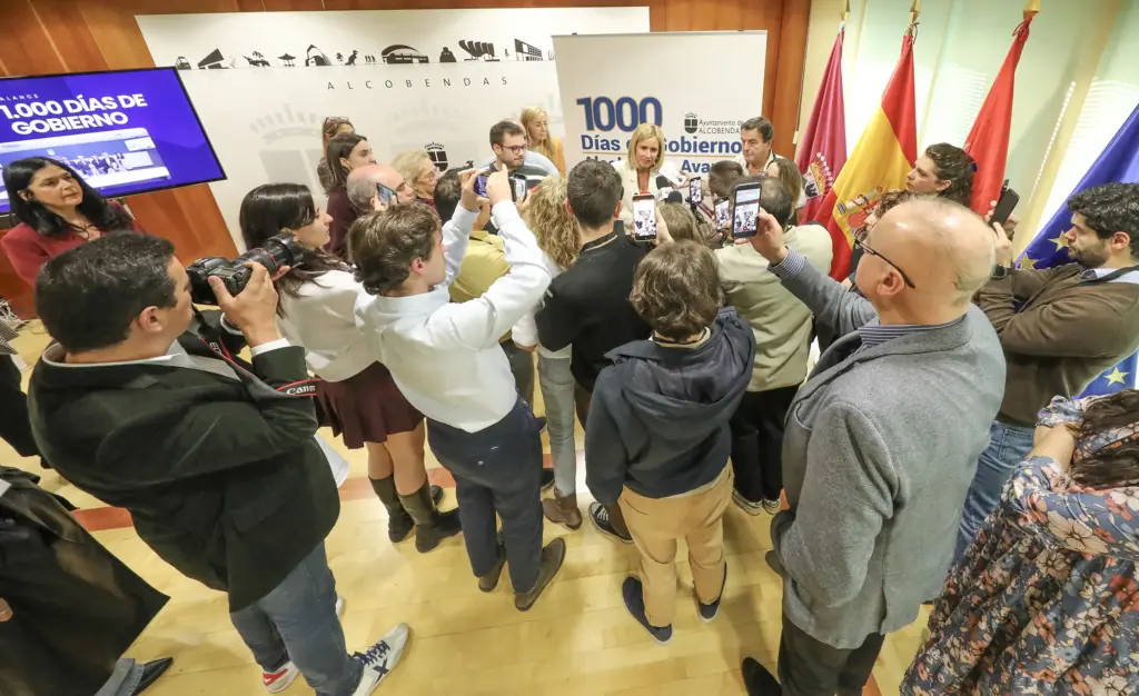 1.000 días de Rocío García en la alcadia de Alcobendas: entre la deuda cero y el repunte de la inseguridad 2 Rocio Garcia ante los medios de comunicacion