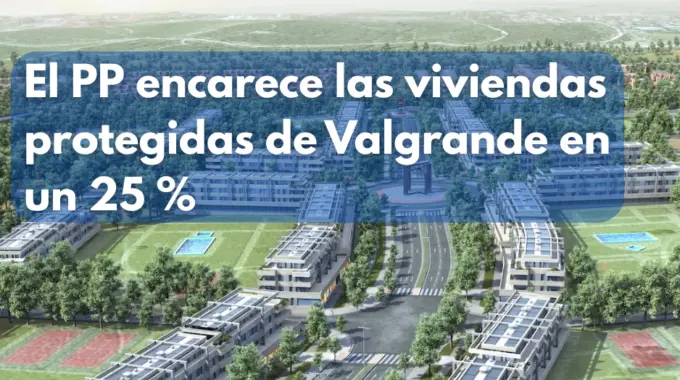 Este es el sobreprecio que van a tener las viviendas de Valgrande 1 Viviendas Valgrande (Fuente: Agencias