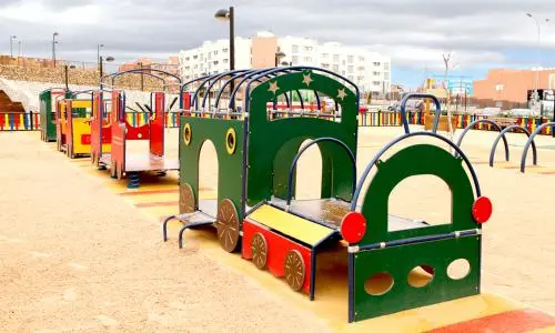 Pantallas táctiles, wifi y tirolinas dobles: así revoluciona Alcobendas el parque infantil de Fuentelucha 1 Parque Tematico El Oeste 001