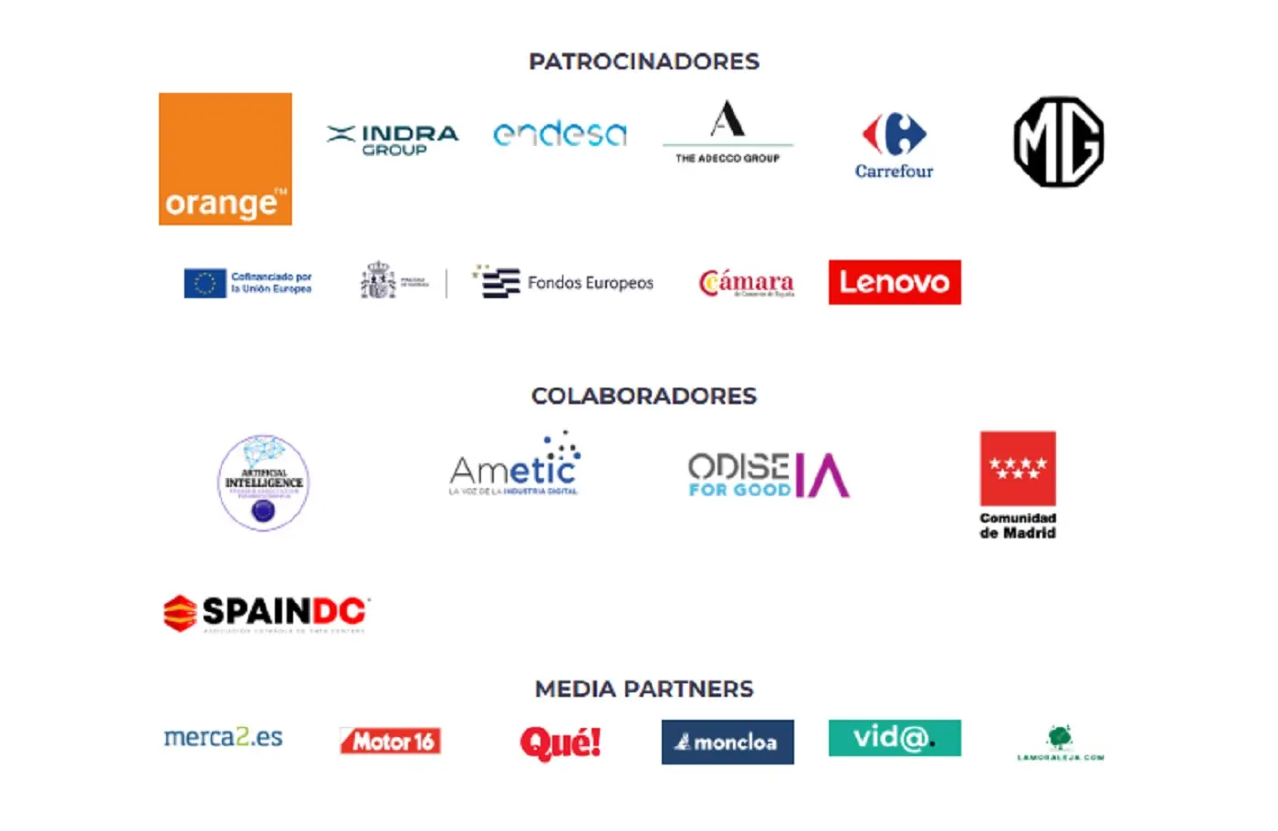 Patrocinadores y colaboradores