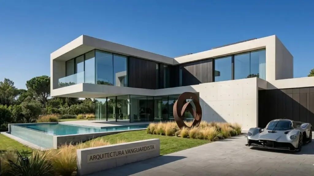 La Moraleja: El escaparate arquitectónico donde el lujo desafía al tiempo 3 Arquitectura Vanguardista Pureza y Futuro