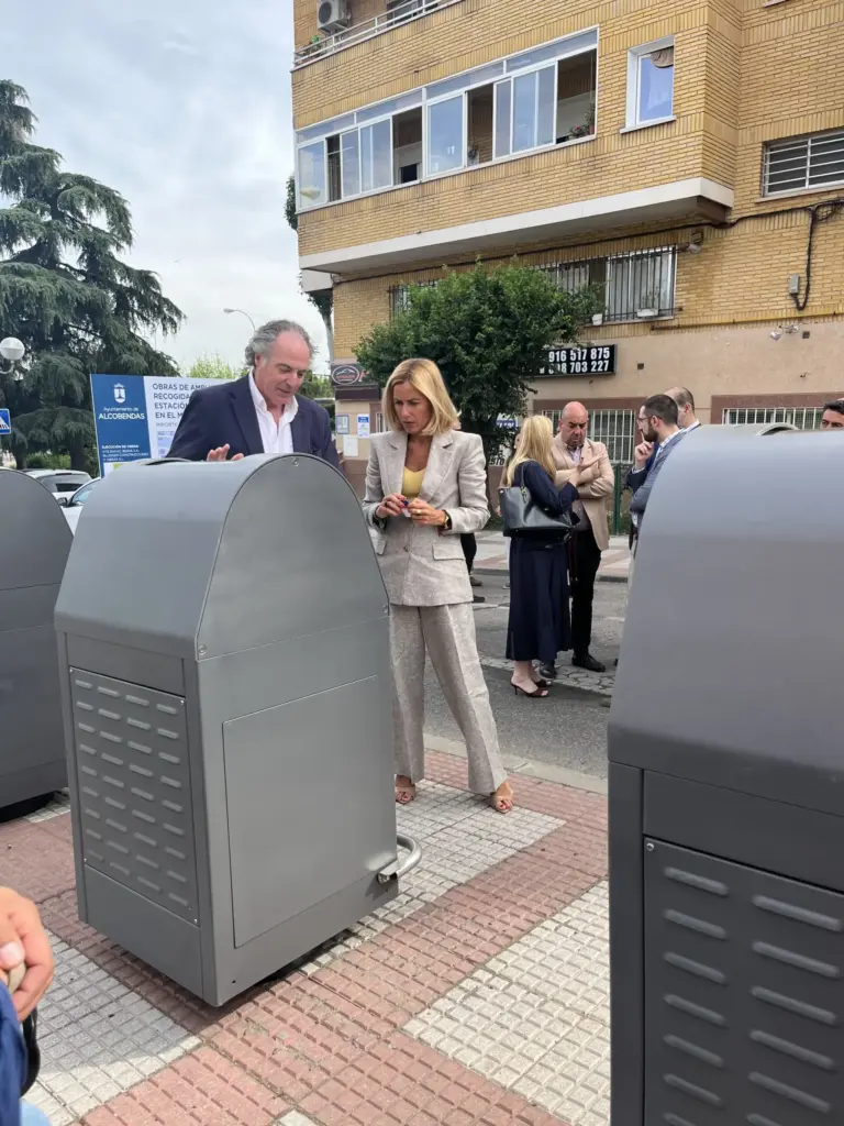 Rocío García: "Esta obra tiene una inversión de casi 7 millones de euros que vamos a invertir para mejorar la calidad de vida de los vecinos de Alcobendas" 1 residuos alcobendas