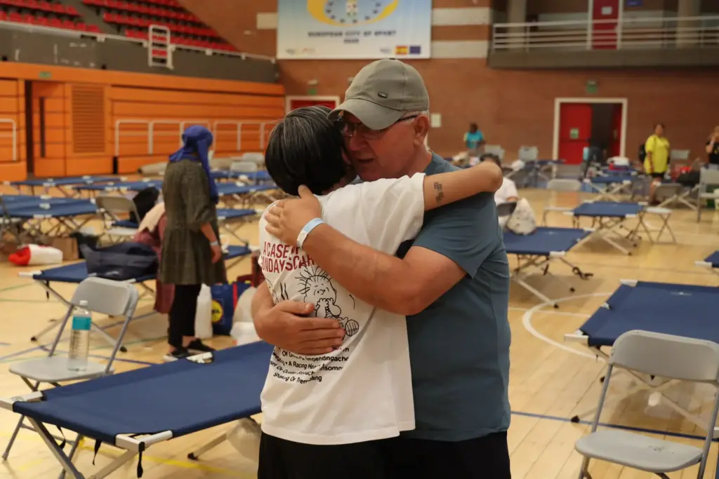 Los evacuados se despiden de Alcobendas para regresar a sus casas