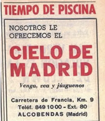 PISCINA ALCOBENDAS HISTORIA