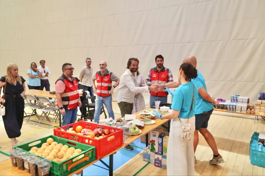 El Polideportivo José Caballero de Alcobendas se transforma en un búnker solidario para salvar a los evacuados del infierno de los incendios 1 alcobendas incendio polideportivo